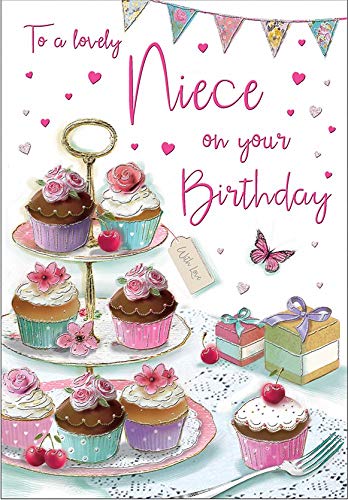 Birthday Card Niece - 9 x 6 inches - Regal Publishing