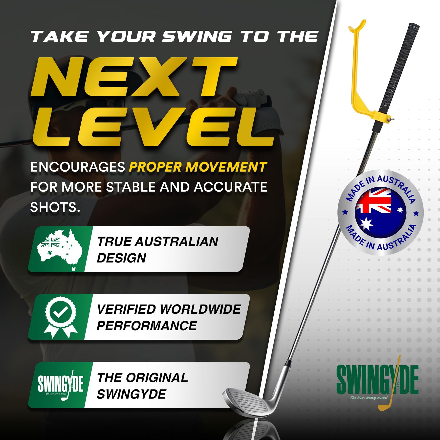 SWINGYDE Golf Swing Training Tool