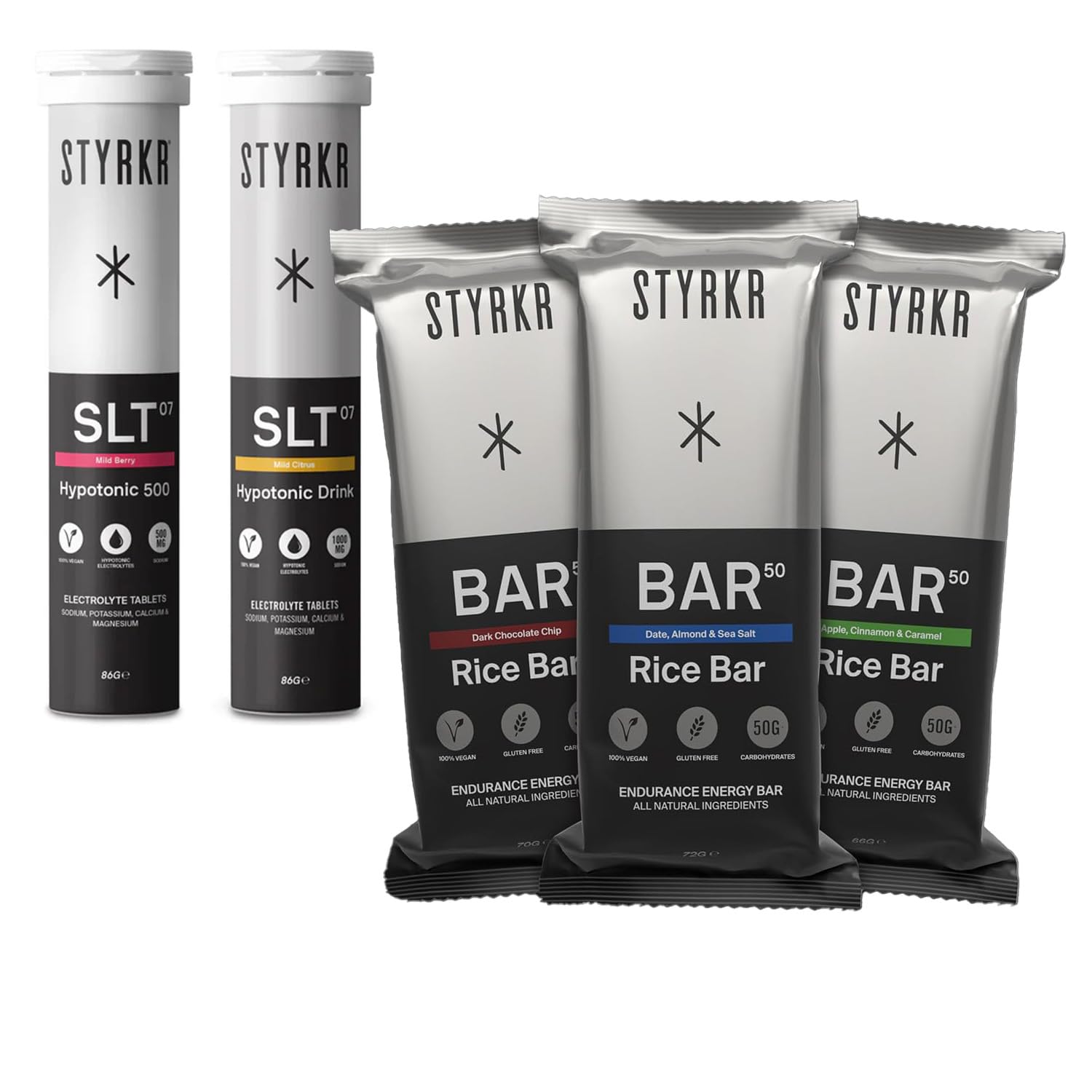 STYRKR Sample Taster Bundle - 3 x BAR 50 Rice Bars