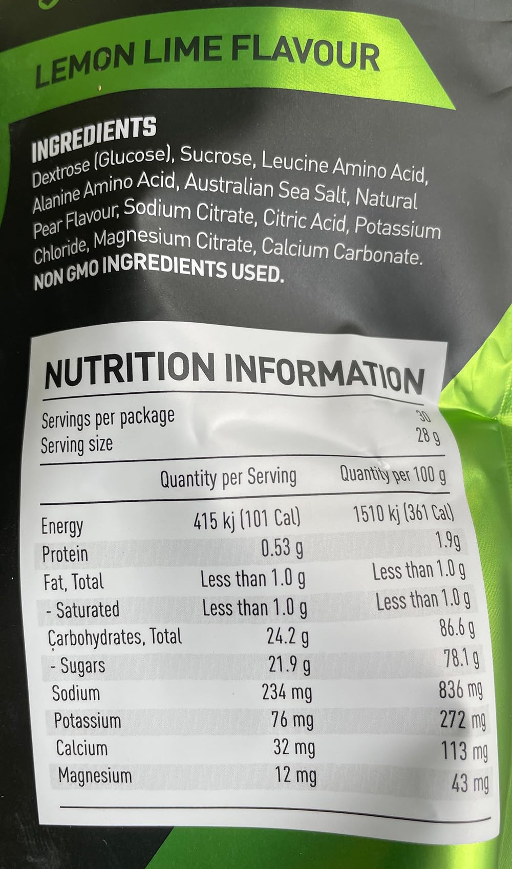 Fixx Nutrition Fuel - 840g Bulk Bag (30 Servings)