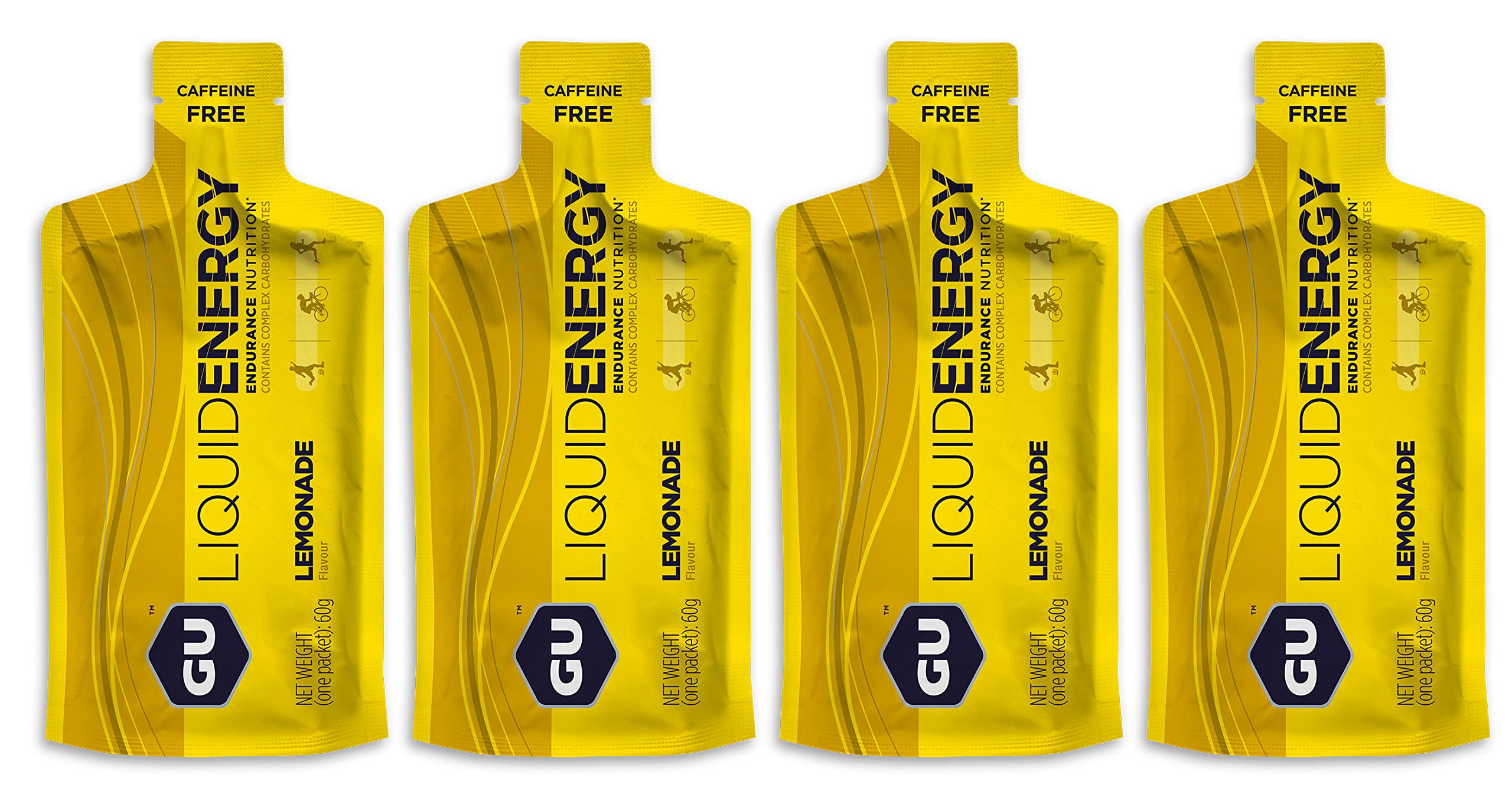 GU Energy Liquid Gels - 4 x 60g Gel Taster Pack