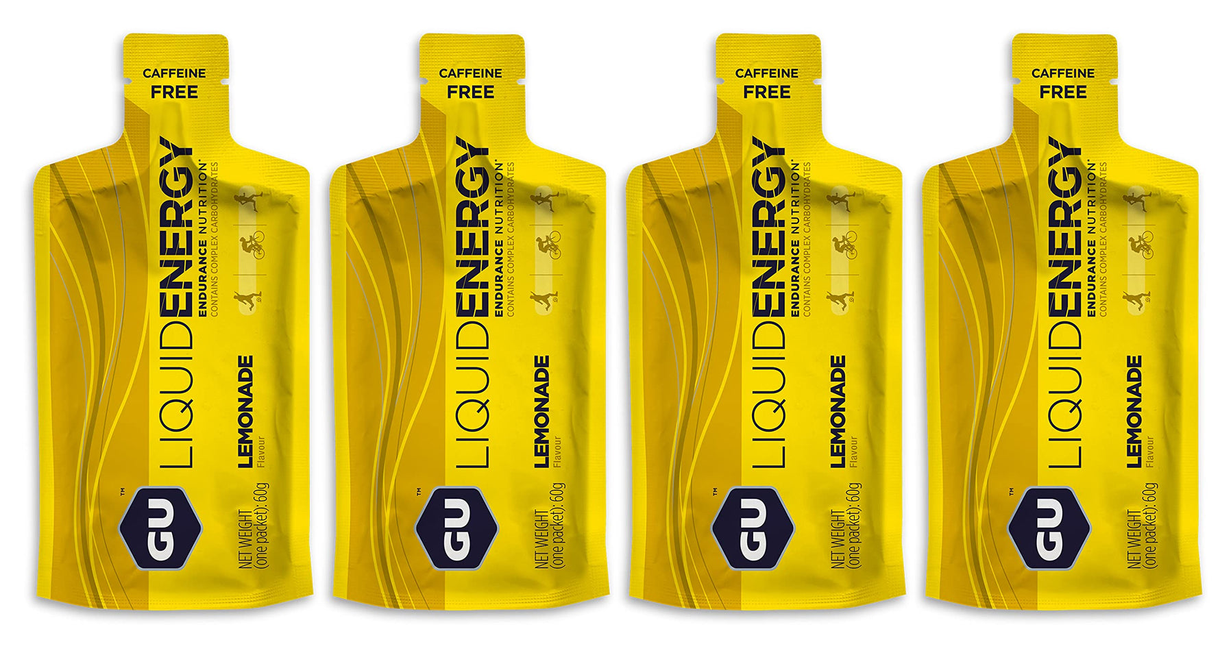GU Energy Liquid Gels - 4 x 60g Gel Taster Pack