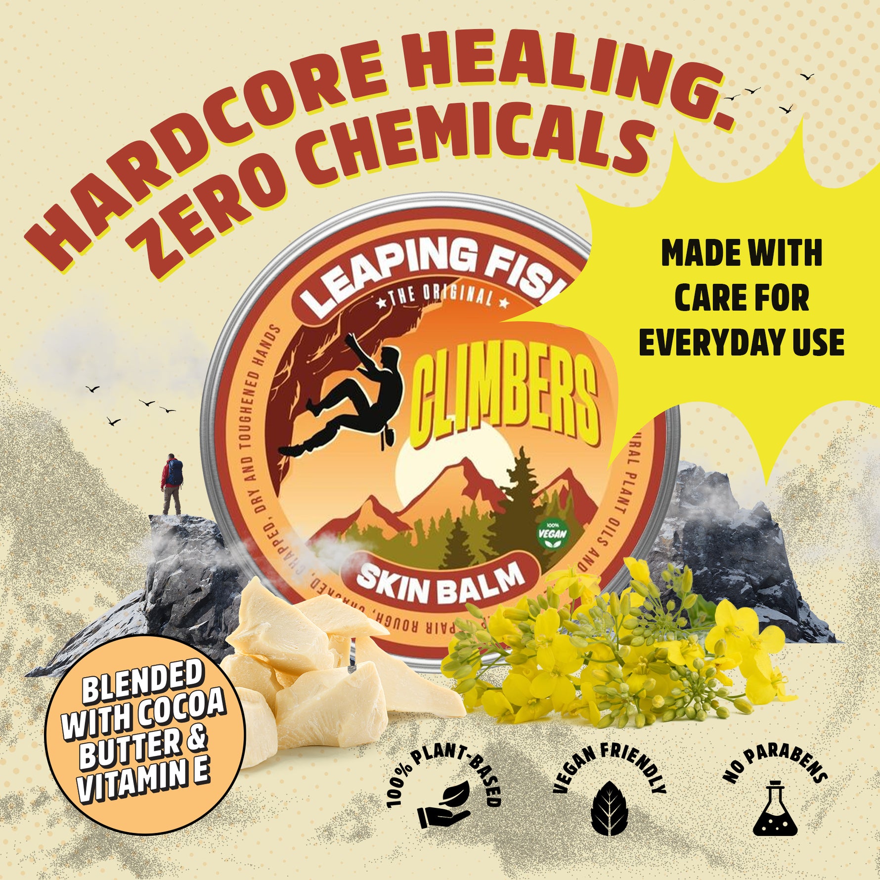 LEAPING FISH Climber's Skin Balm