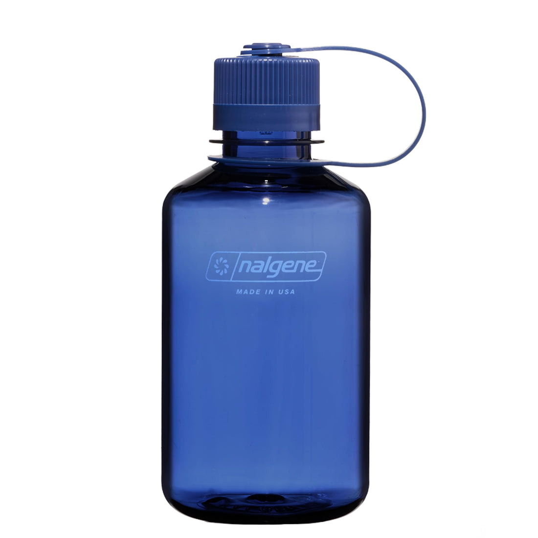 Nalgene Sustain Tritan BPA-Free Water Bottle Made with Material Derived from 50% Plastic Waste, 16 OZ, Narrow Mouth, Denim-1