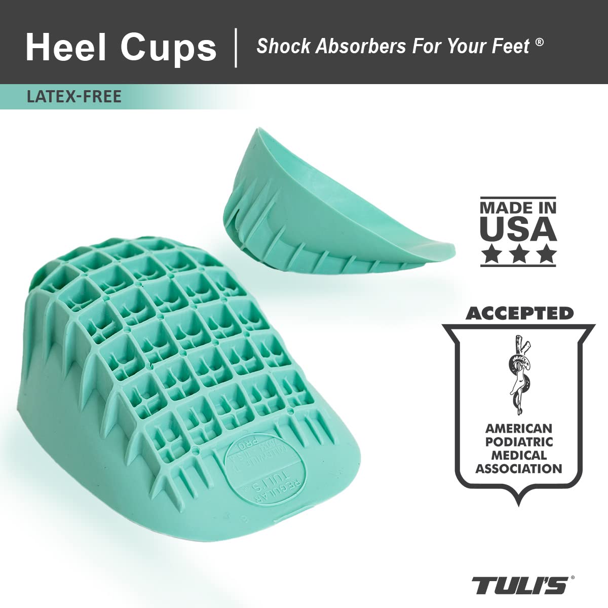 Tuli's Heavy Duty Heel Cups Small (Under 36Kg)-2