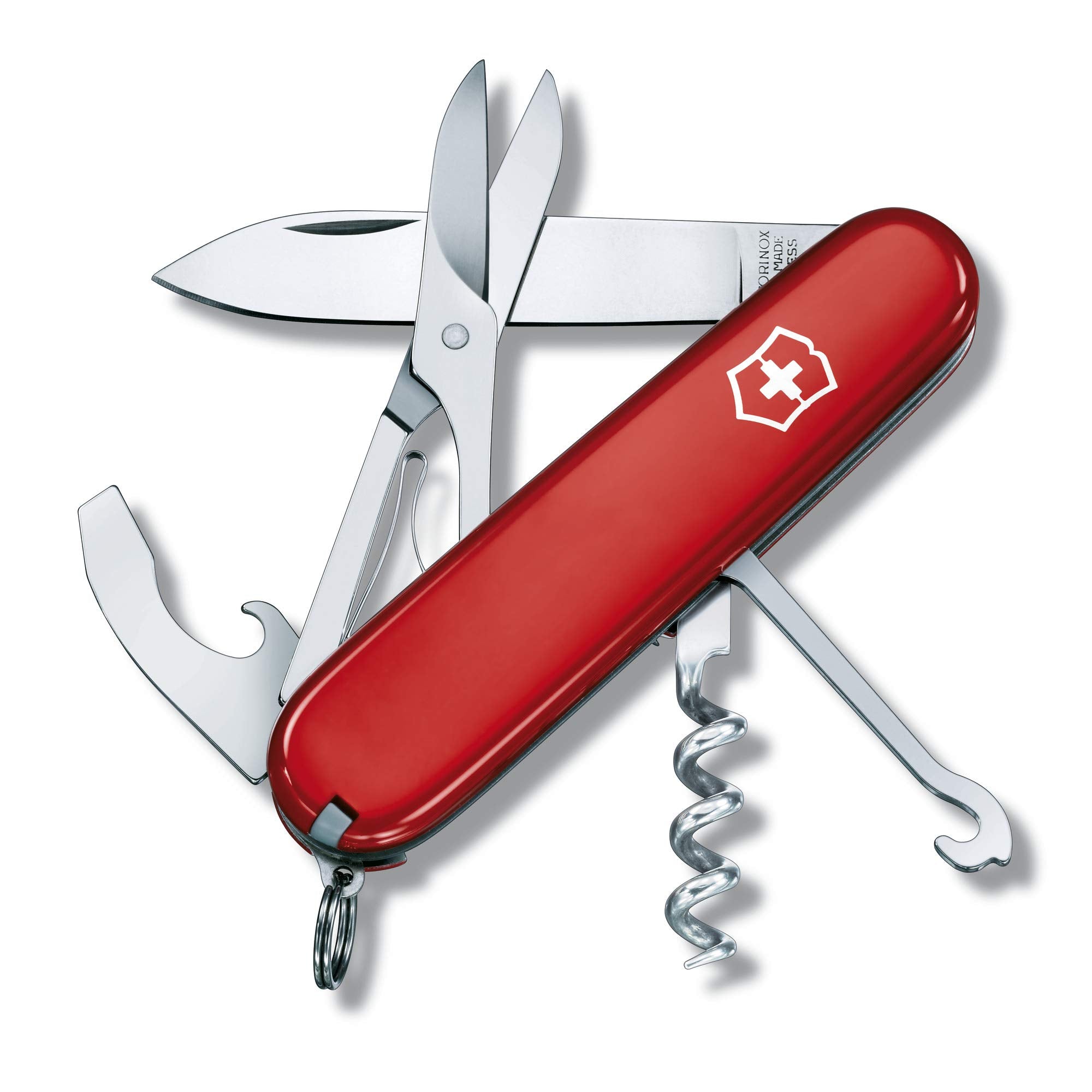 Victorinox Compact Red - Swiss Army Pocket Knife 91 mm - 15 Tools
