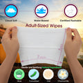 Butt Napkins - Water-Based Flushable Wipes, Individually Wrapped, For On-The-Go & Travel, Running, Camping, Festivals. Unscented & Hypoallergenic, Adult Sized (Camping, 10 Count (Pack of 1))-2