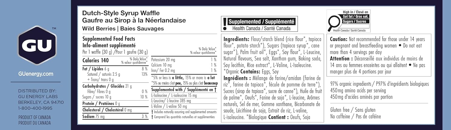 GU Energy Stroopwafels, Wild Berries 16 Pack