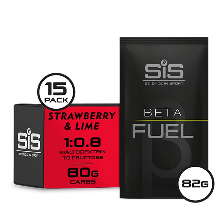 SIS Beta Fuel 80 Dual Source Energy Drink Powder - 80g Carbs Per Serving - Pack of 3 Sachets