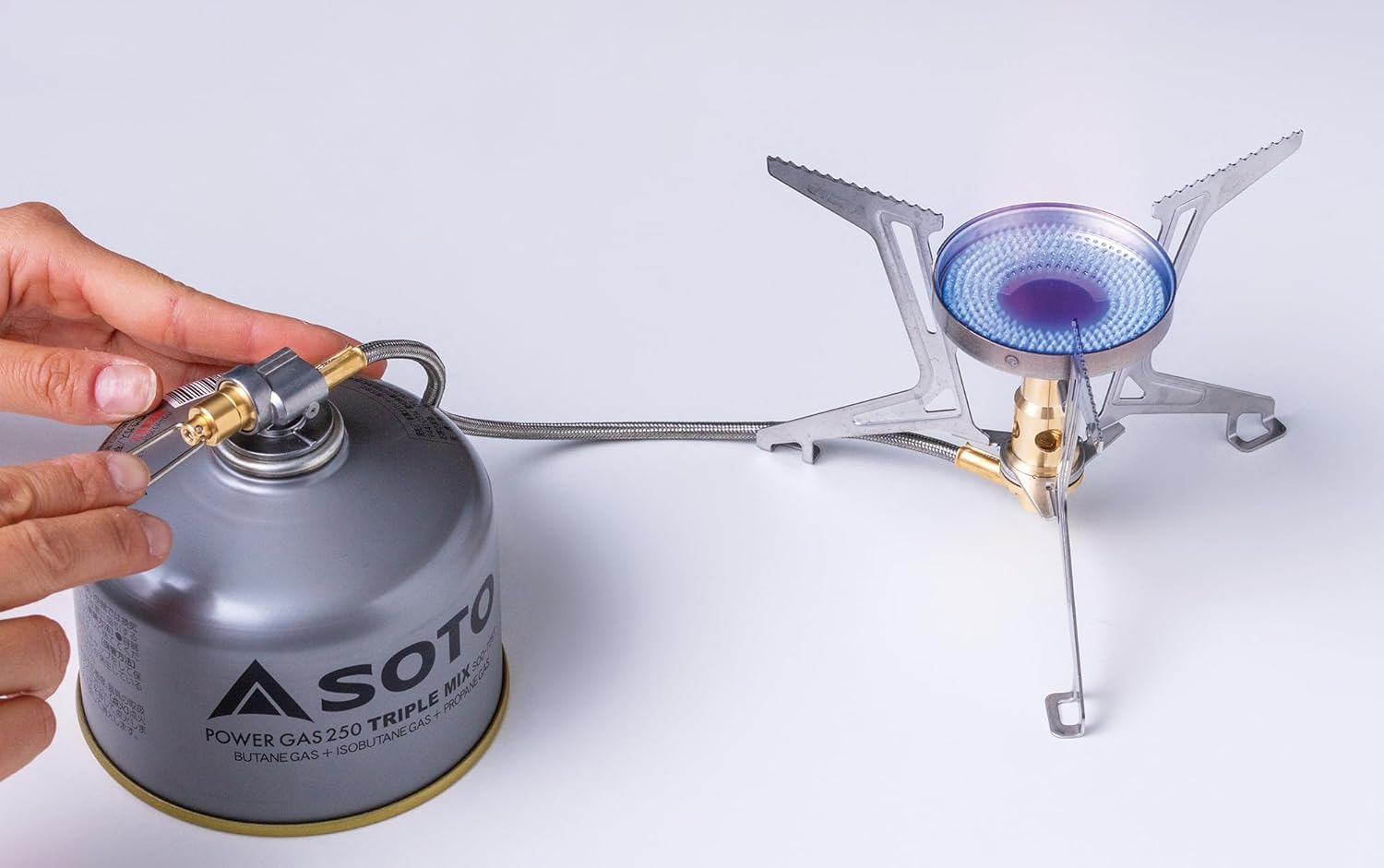 SOTO Fusion Trek with Micro Regulator ONE SIZE SILVER