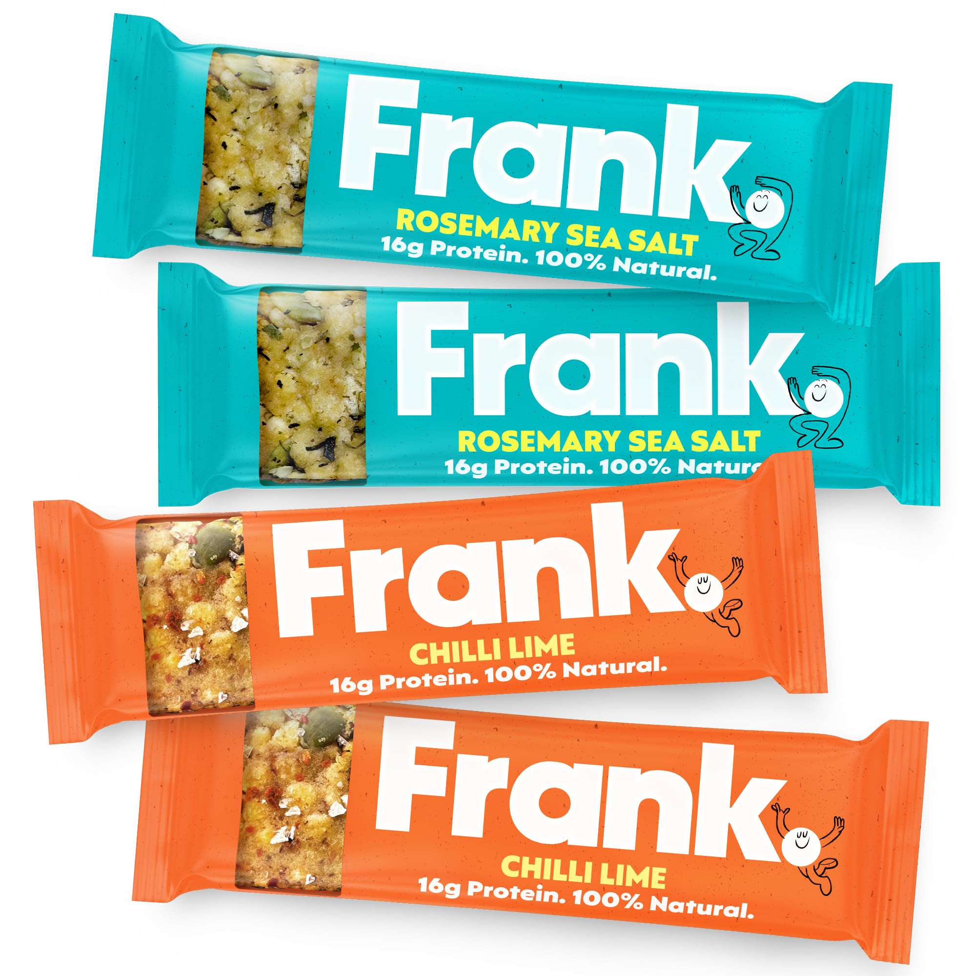 Frank Savoury High Protein Bars - 4 x 50g Pack