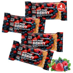 Getbuzzing Nut Free Oat Flapjacks - Gluten Free Healthy Snacks - Energy Bars For Running, Cycling, Gym - Pack of 4 x 62g
