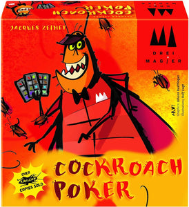Cockroach Poker Card Game by Schmidt | Ages 8+ | 2-6 Players | 15 Minutes Playing Time