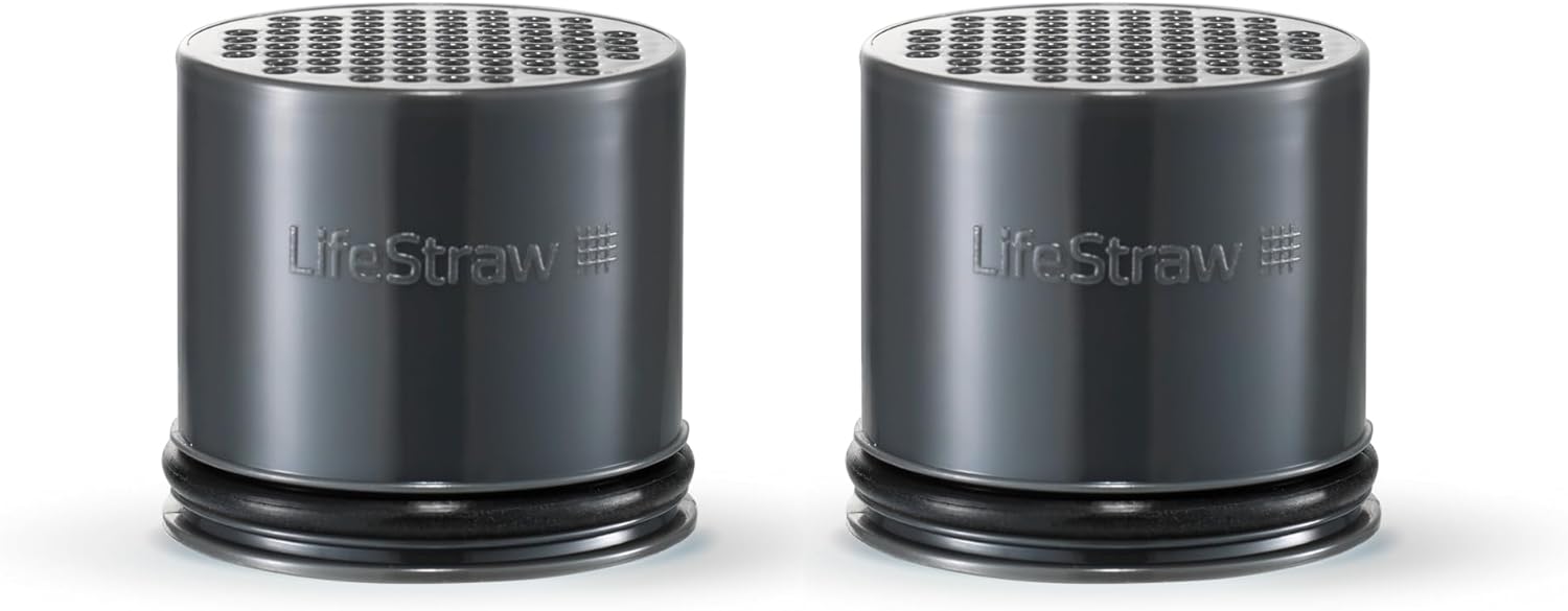 LifeStraw Go - Activated Carbon Capsule Replacement (2-Piece) - Grey