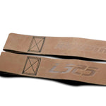 Team Industry x Underdown L325 Signature Edition Tan Leather Deadlift Wrist Wraps 