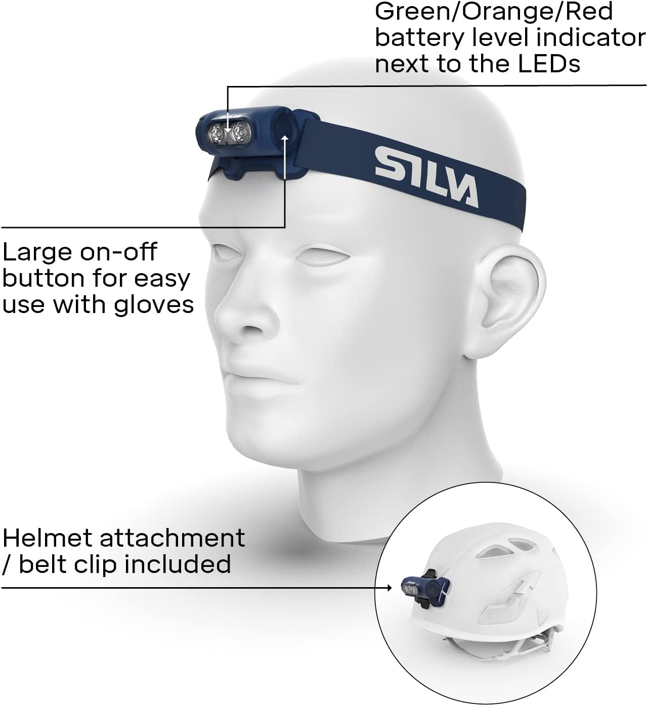 Silva Head Torch Battery Powered