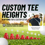 BirTee PRO Speed PLUS Golf Simulator / Winter Tees - 8 Pack