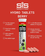 SIS Clear Sports 800ml Drinks Bottle and 1 Tube of Hydro Electrolyte Tablets (20 Tabs) Bundle