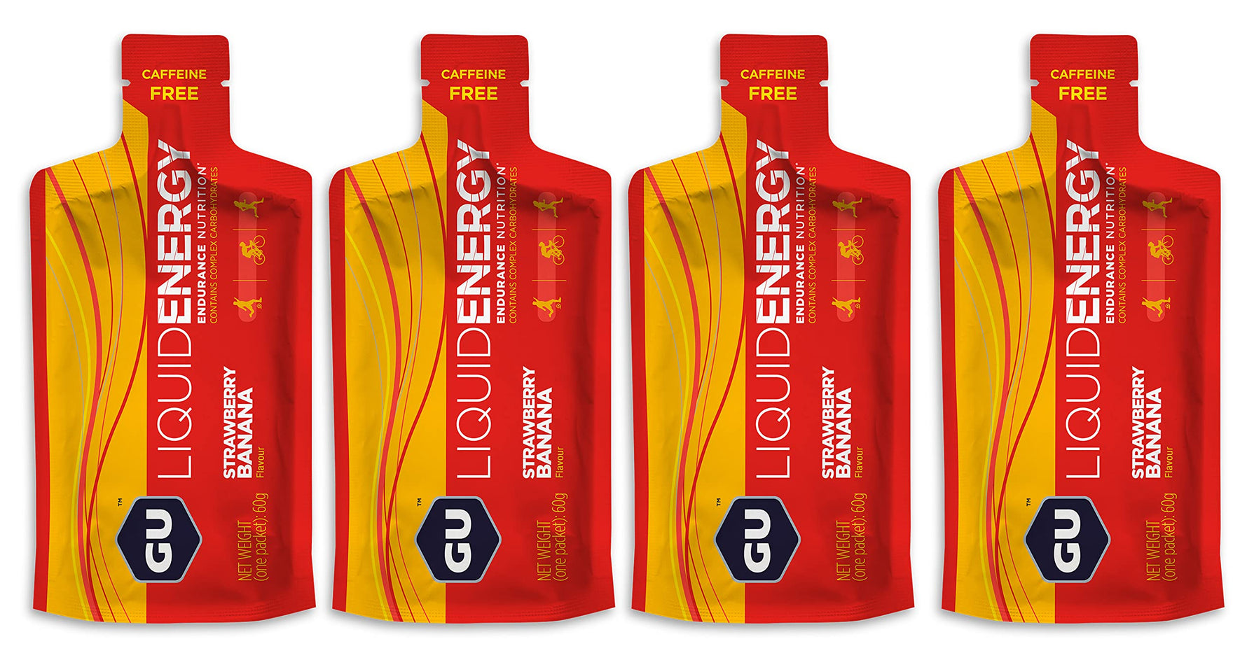 GU Energy Liquid Gels - 4 x 60g Gel Taster Pack