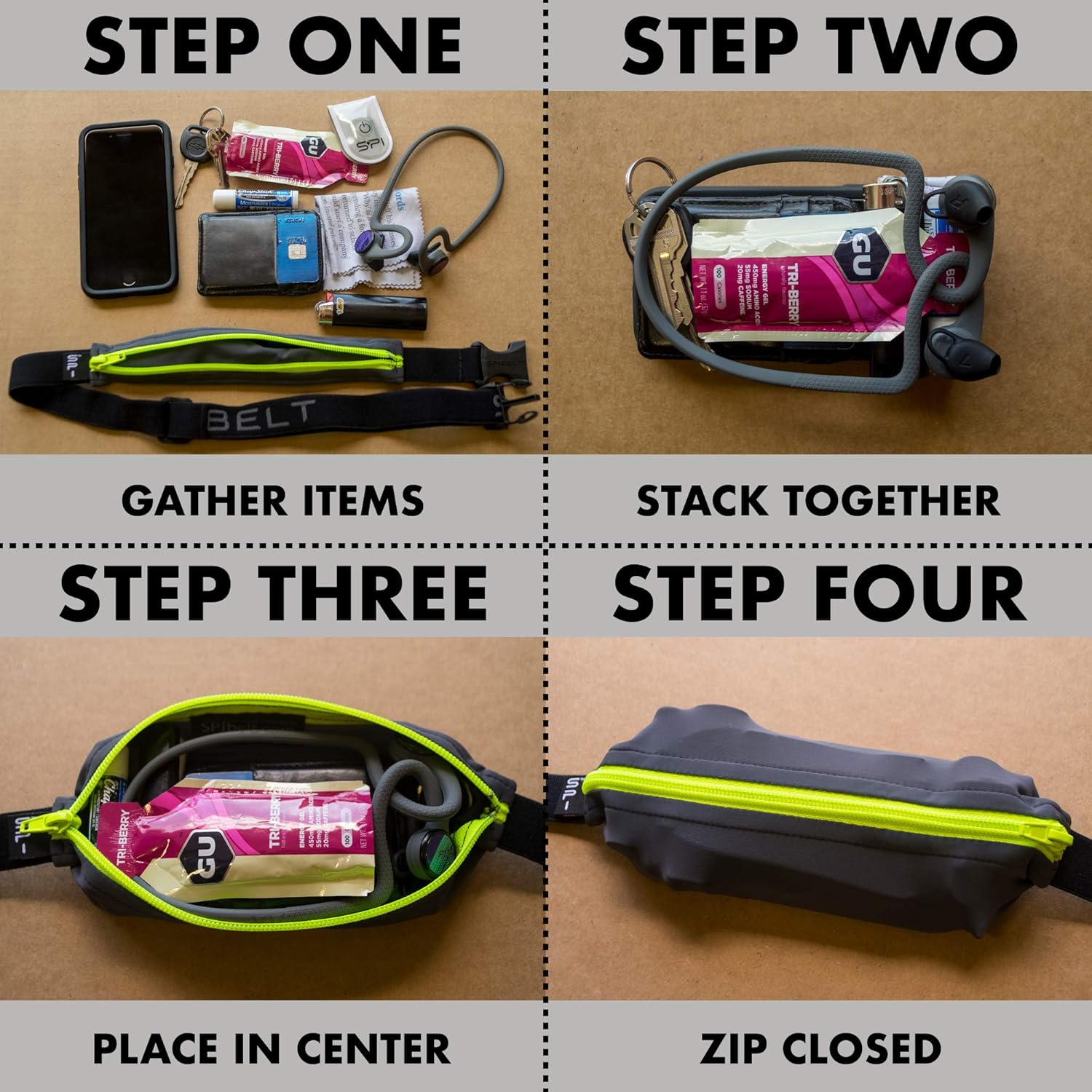 SPIbelt Running Belt Large Pocket