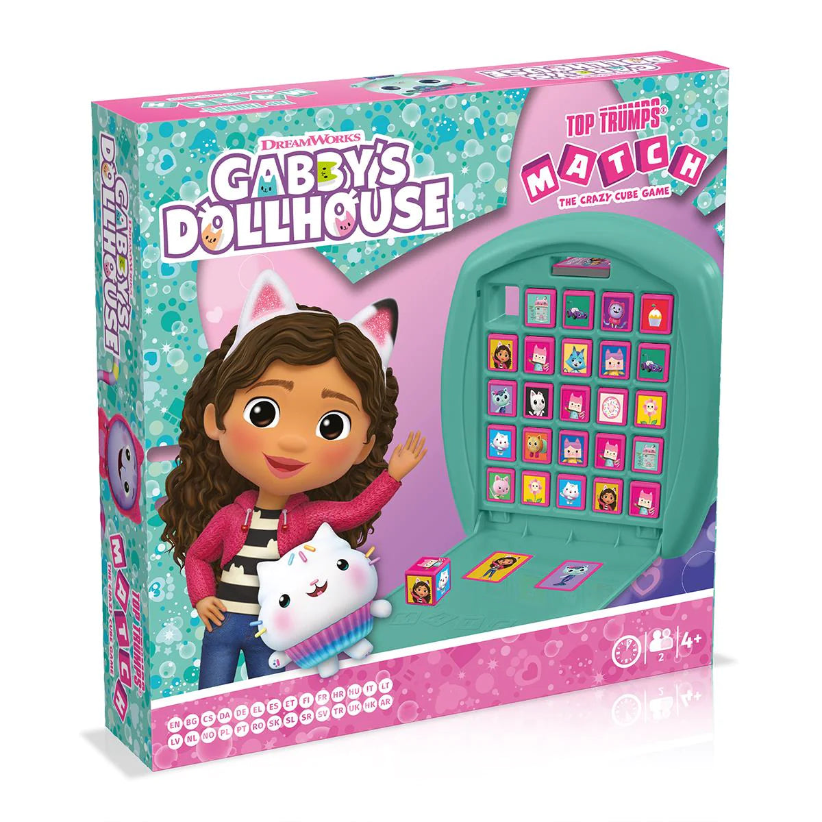 Gabby’s Dollhouse Top Trumps Match - The Crazy Cube Game