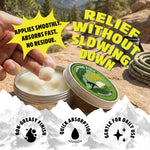 LEAPING FISH Climber's Muscle Rub - Essential Oil Recovery Balm - 60g Tin