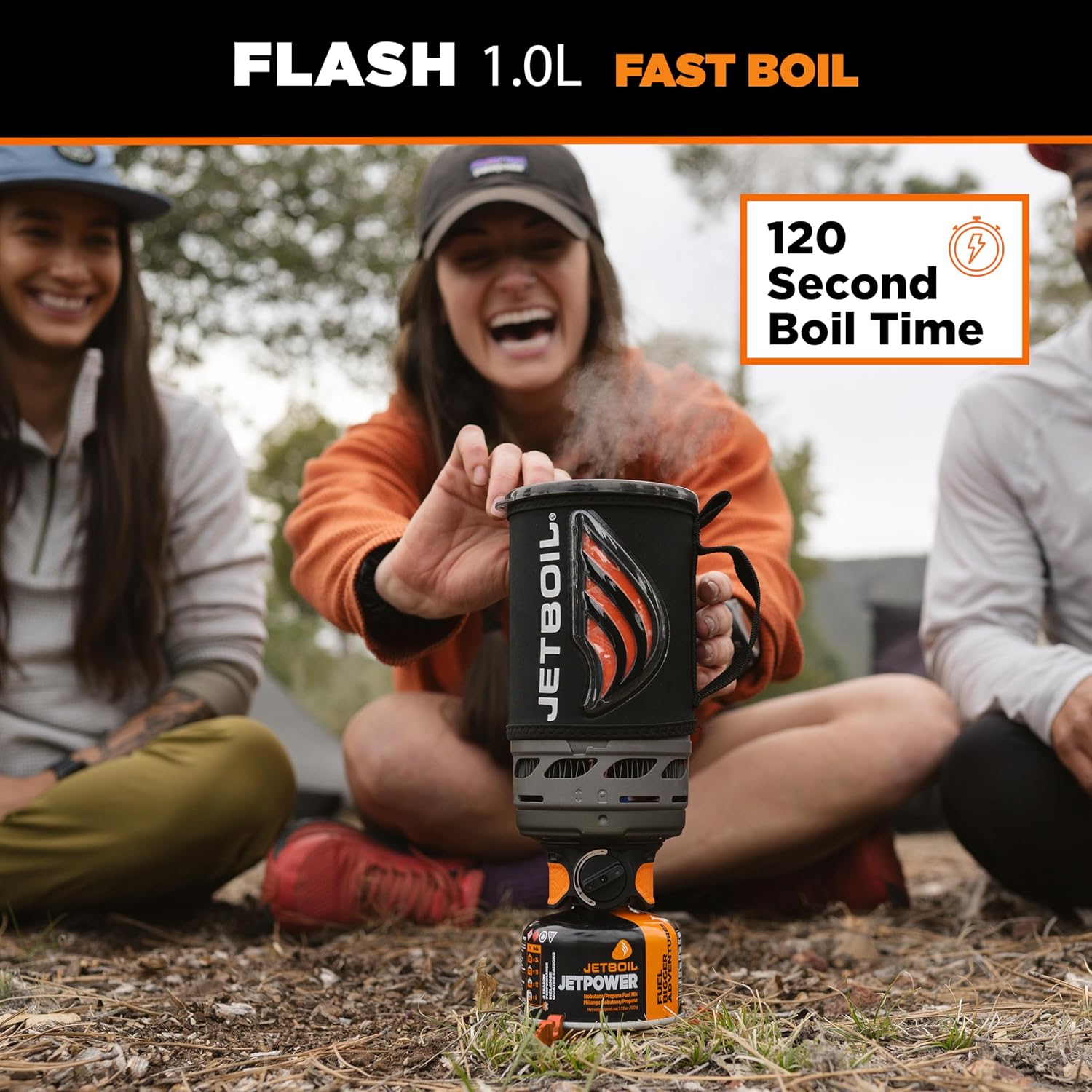 Jetboil Flash Portable Stove 1L(Gas Canister Not Included)