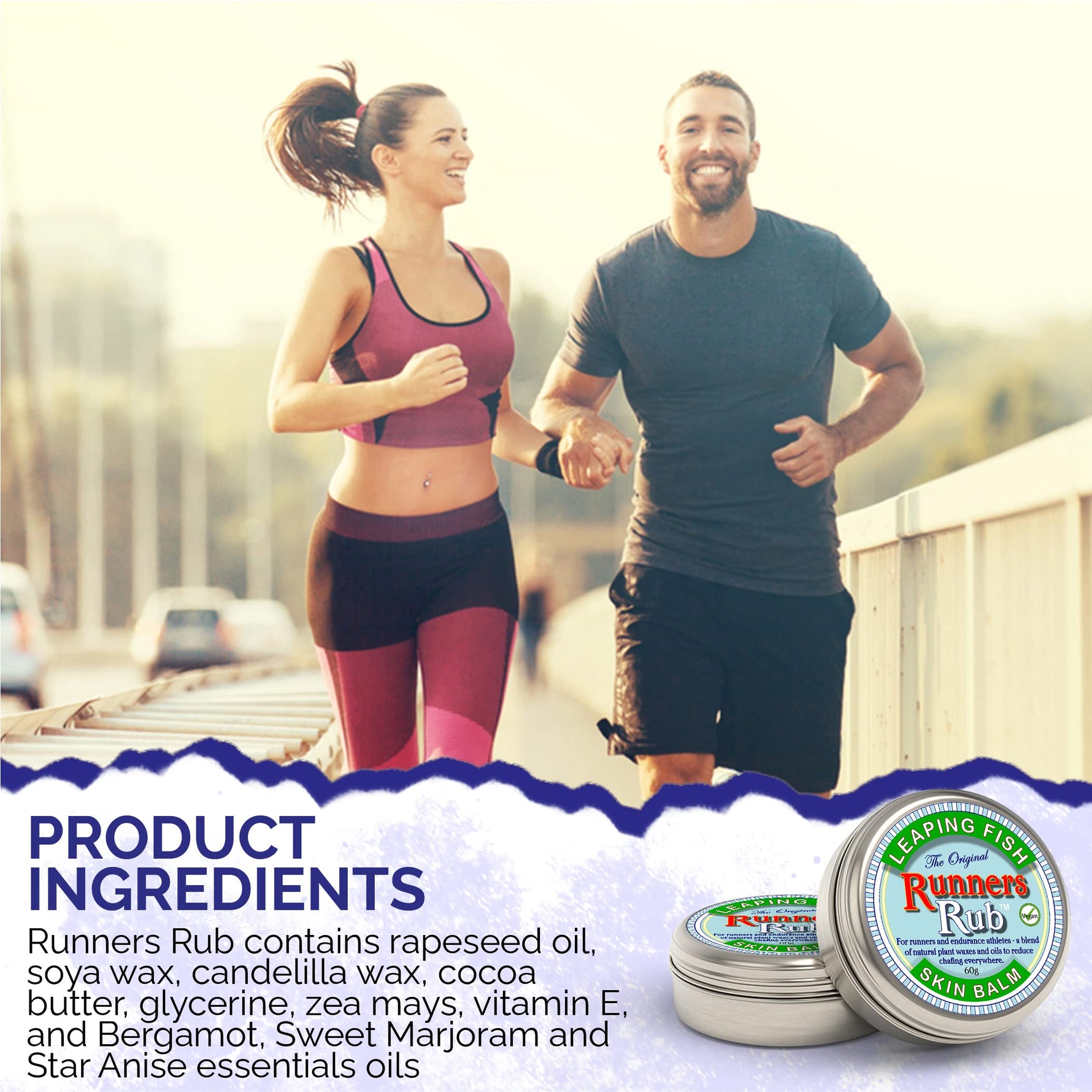 Leaping Fish Runners Rub 60g Tin