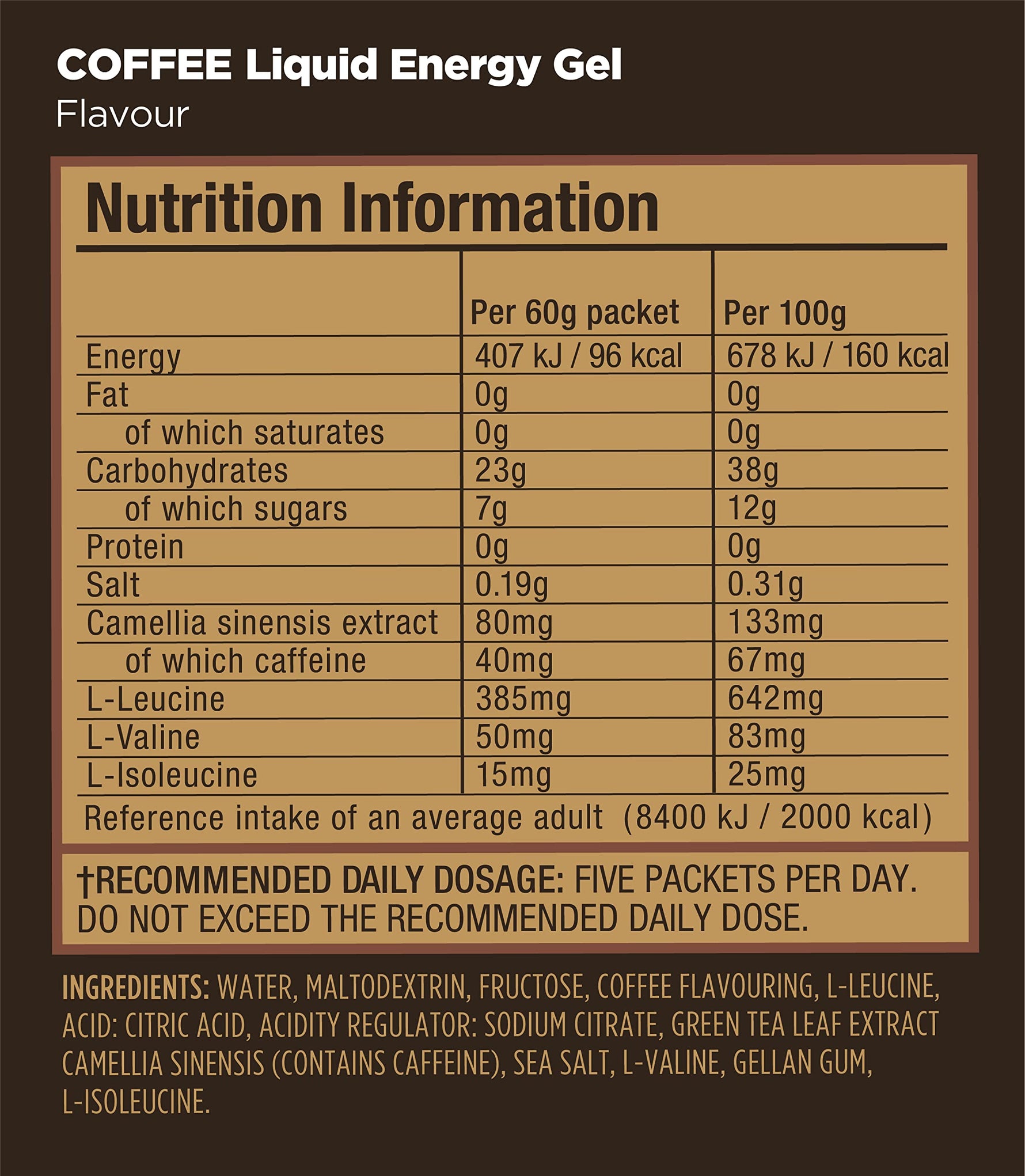 GU Energy Liquid Gels - 4 x 60g Gel Taster Pack