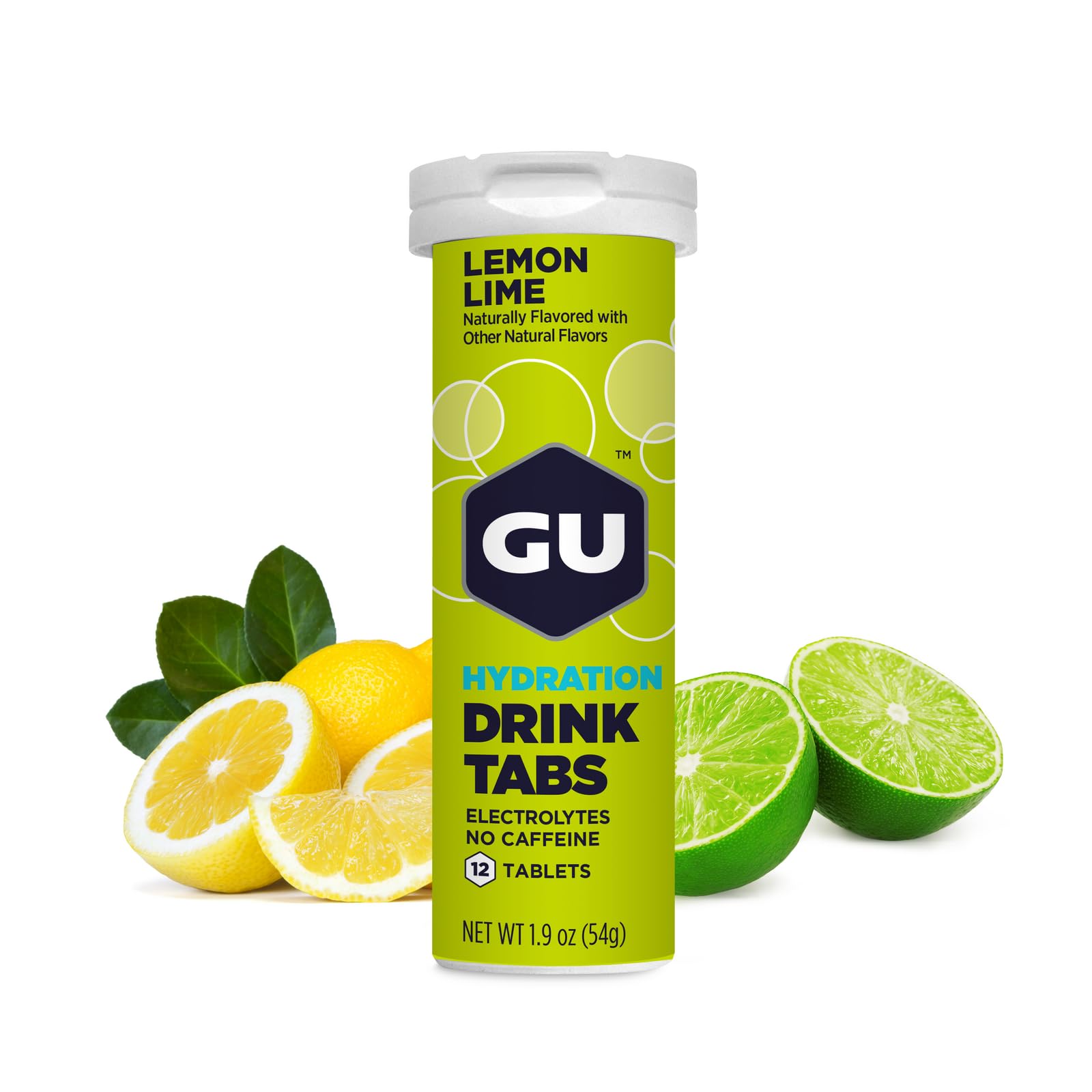 GU Energy Labs Hydration Drink Tablets, Lemon-Lime, 8 Count by GU Energy Labs