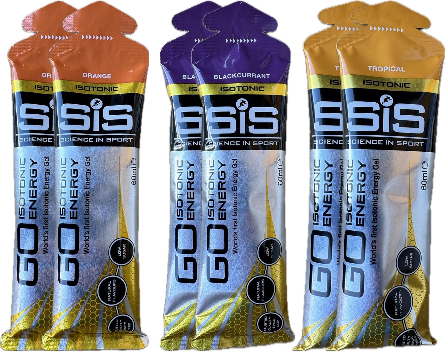 SIS GO Isotonic Energy Gels 60ml Sachets