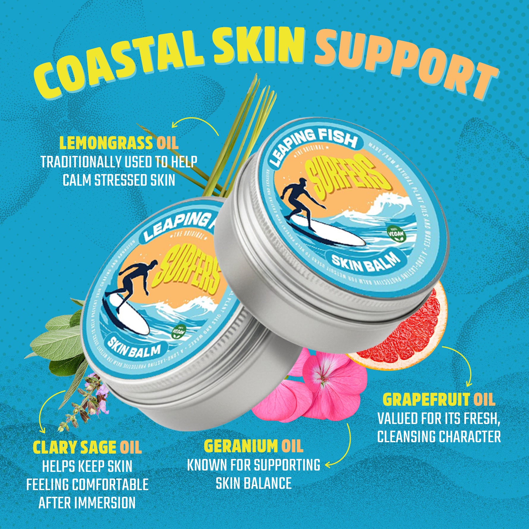 Leaping Fish Surfers Skin Balm