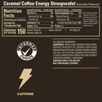 GU Energy Caramel Coffee Stroopwafel Dutch Style Syrup Waffle - Pack of 16