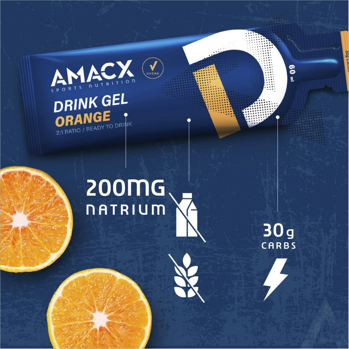 Amacx Energy Running Gels - 12 x 60ml