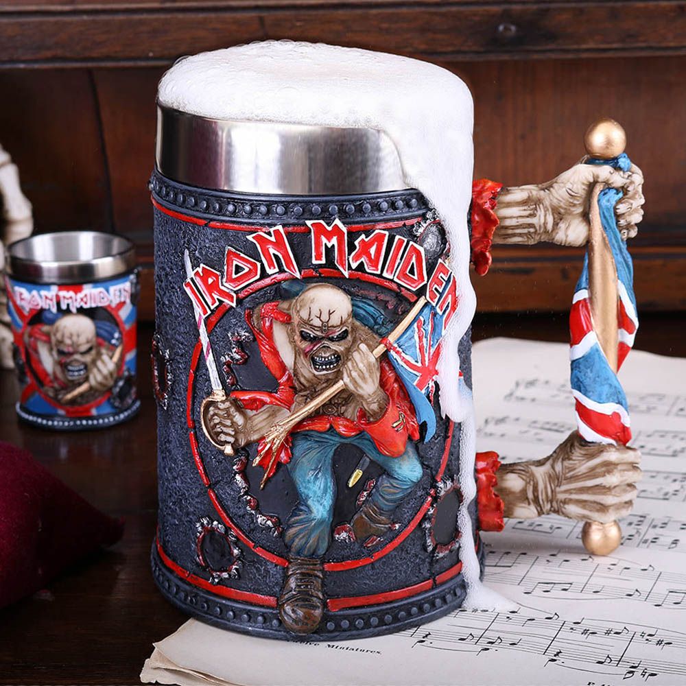 Iron Maiden Eddie The Trooper Tankard Mug - Officially Licensed