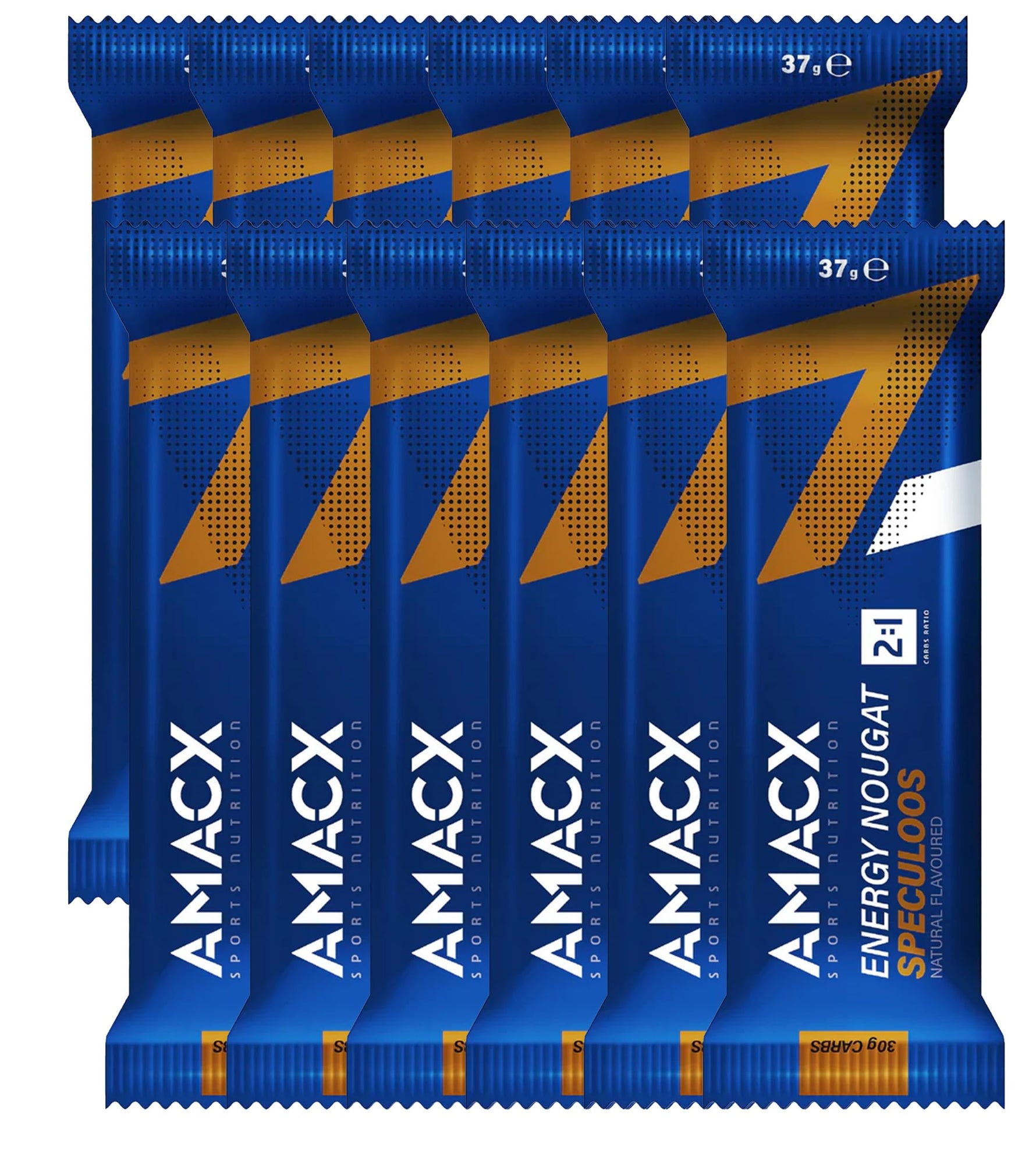 Amacx Nougat Energy Bars - 3 x 37g Bars