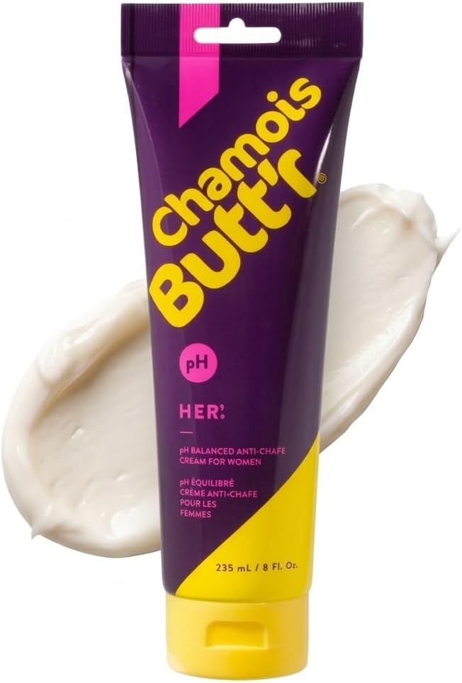 Chamois Butt'r HER Anti-Chafe Cream for Women, 1 Tube size 235ml/8oz