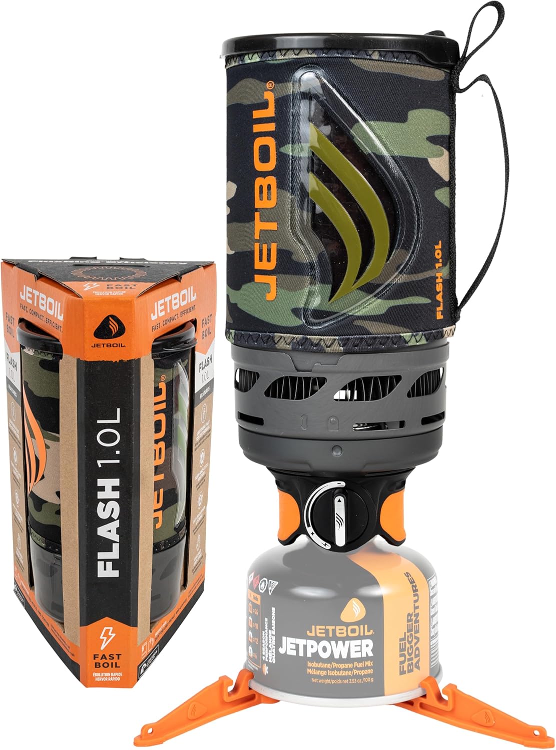 Jetboil Flash Portable Stove 1L(Gas Canister Not Included)