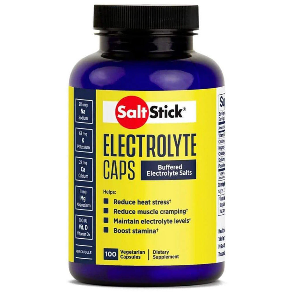 SaltStick Electrolyte Caps - Bottle of 100 Tablets