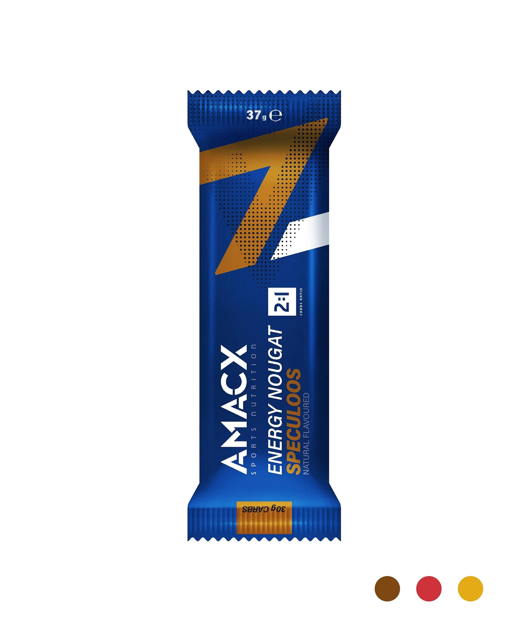 AMACX Energy Bar Nougat Fruit Bars - Pack of 12 x 32 g