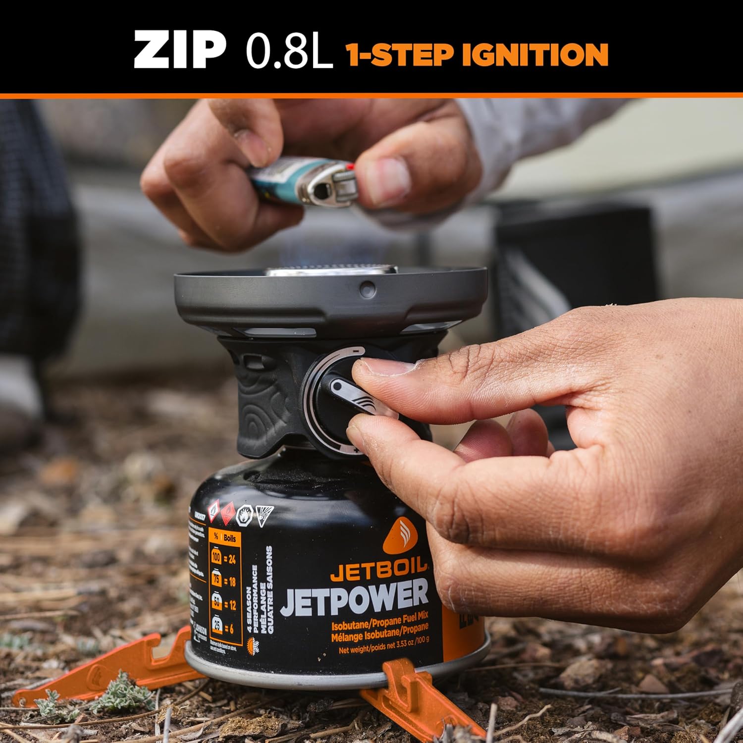 Jetboil Zip 0.8L Portable Fast Boil Stove