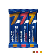 AMACX Energy Bar Nougat Fruit Bars - Pack of 12 x 32 g