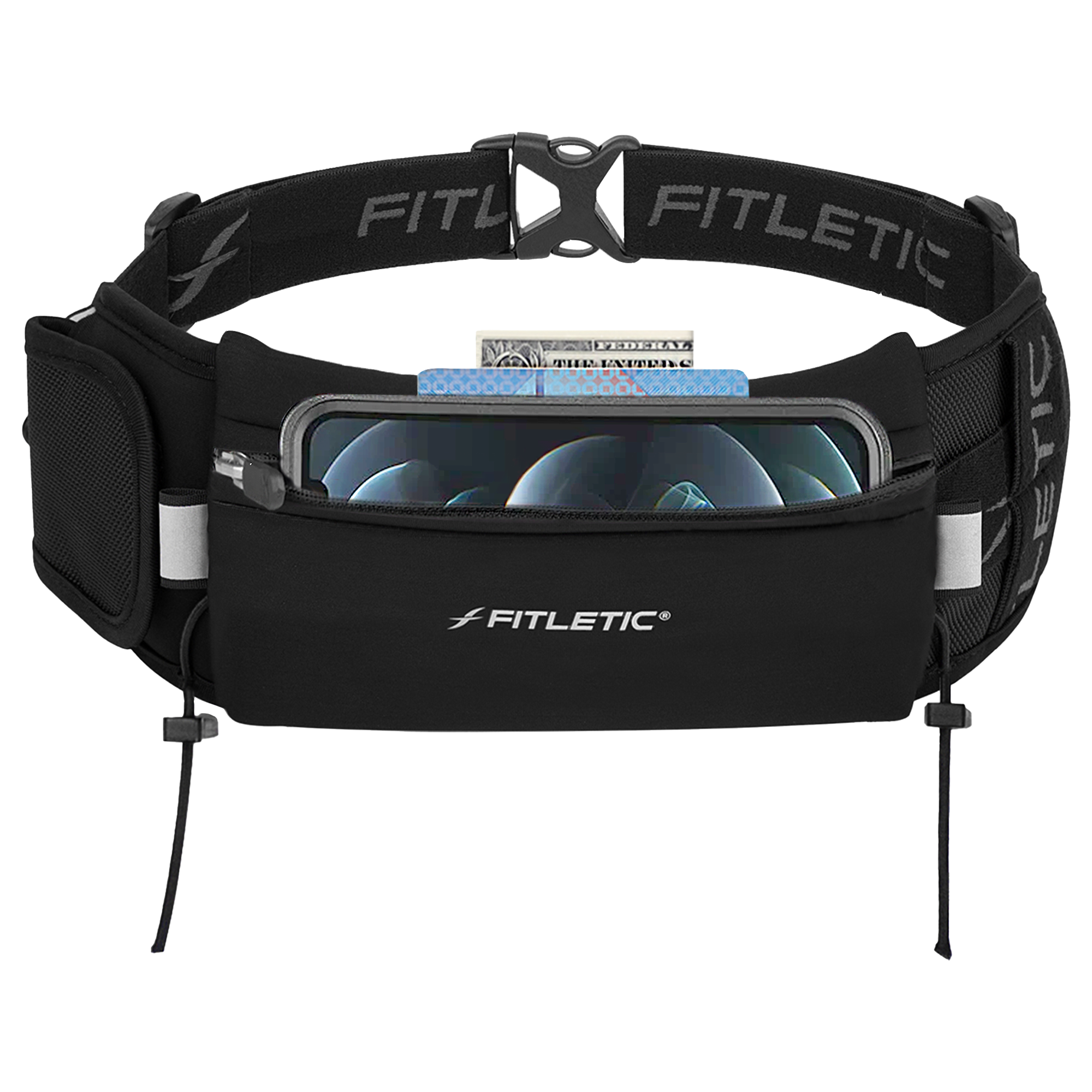 Fitletic - Ultimate II Running Belt With Gel Loops (One Size)