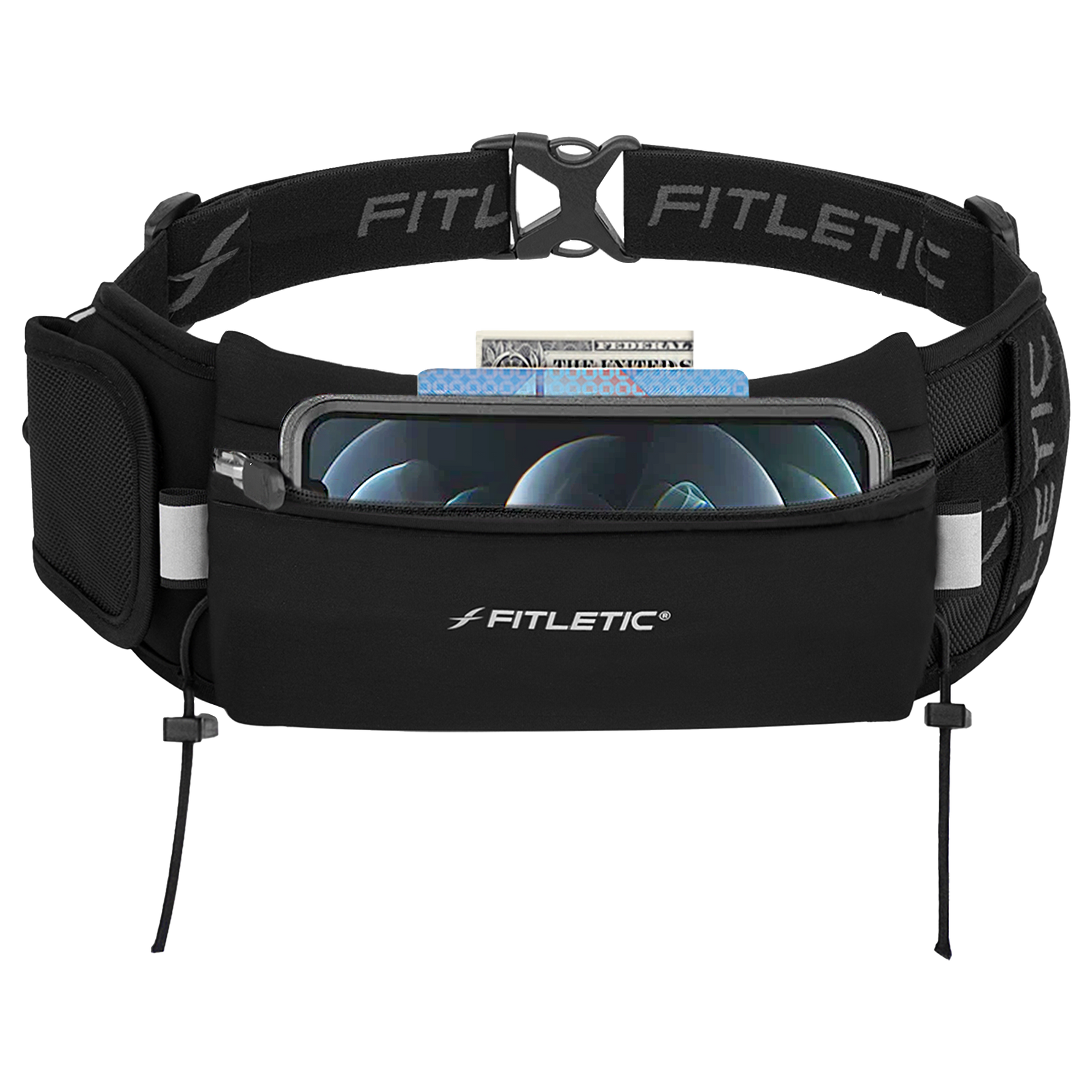 Fitletic - Ultimate II Running Belt With Gel Loops (One Size)