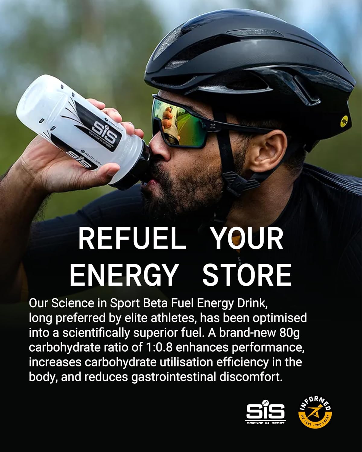 Science in Sport Beta Fuel 80 Dual Source Energy Drink Powder, 80g