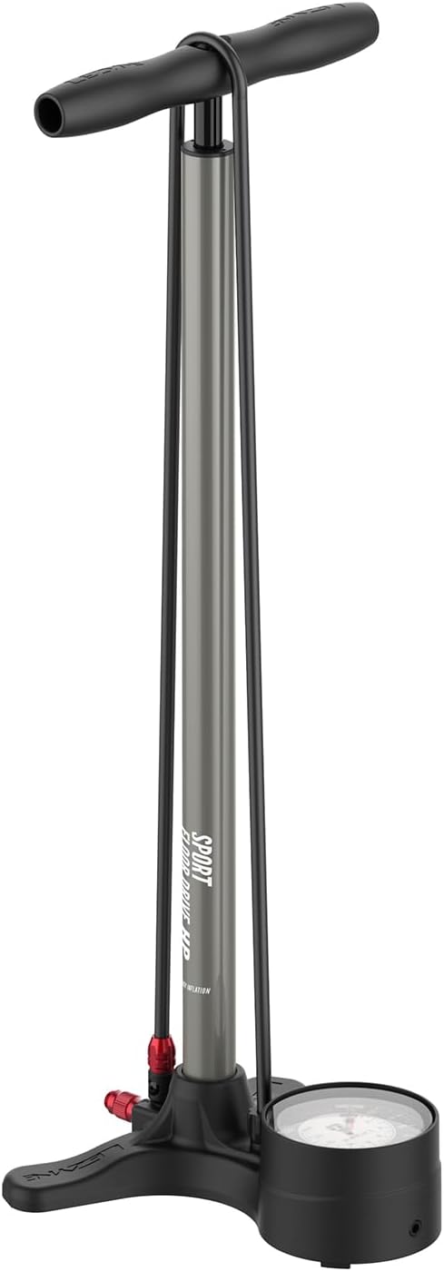 LEZYNE Sport Floor Drive Manometer 3 Inches 5 Unisex Foot Pump