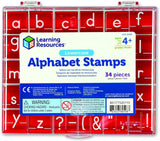 Learning Resources Lowercase Alphabet Stamps - 34 Pieces - Age 4+