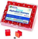 Learning Resources Lowercase Alphabet Stamps - 34 Pieces - Age 4+