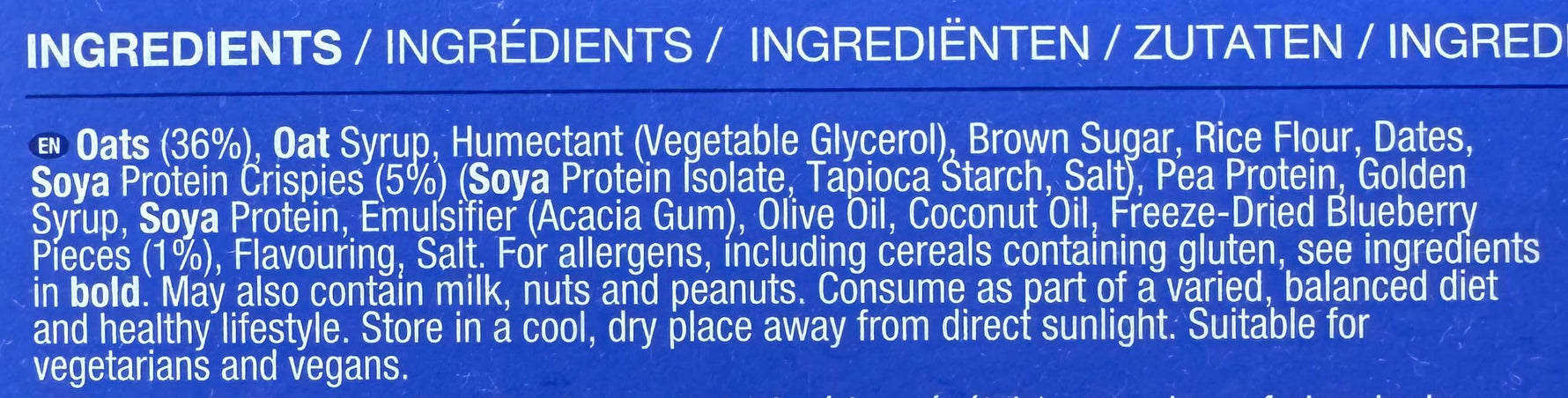 SiS Energy Oat Bar - Pack of 4 x 70g Bars