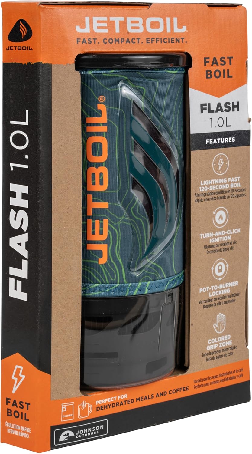 Jetboil Flash Portable Stove 1L(Gas Canister Not Included)